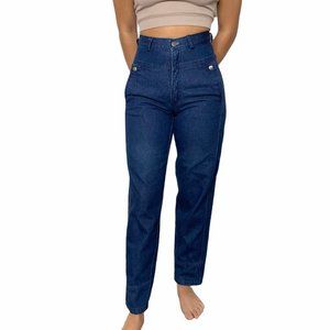 Vintage High Rise Tapered Mom Jeans 26